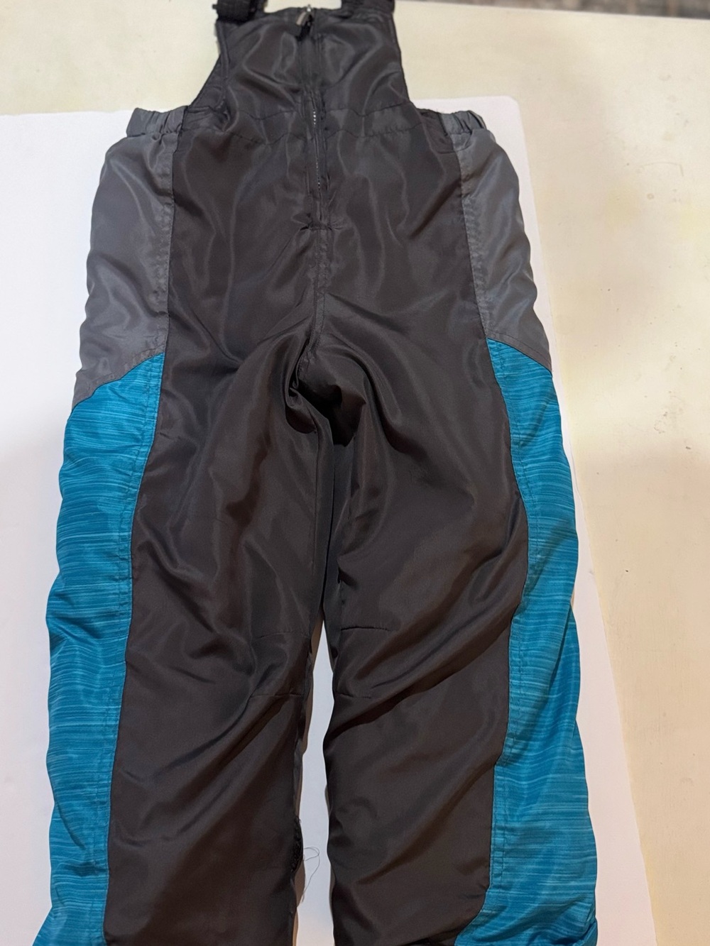 AQ/AQ Kids Black and Teal Snow Overalls